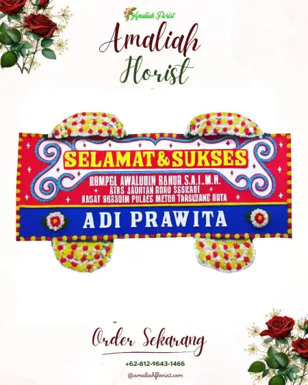 Papan Bunga Ucapan Selamat Rejoagung